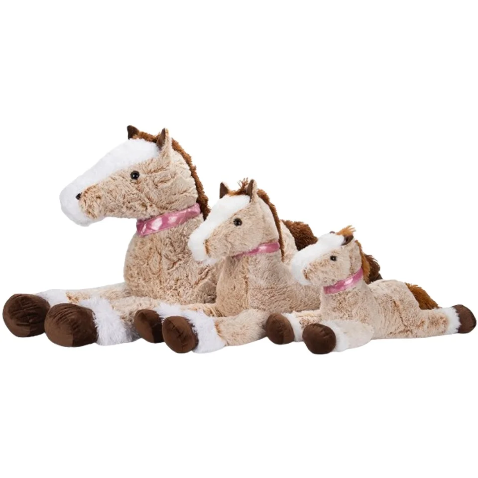 Brown Horse Toys Home cute large unicorn horse doll gift children comfort doll