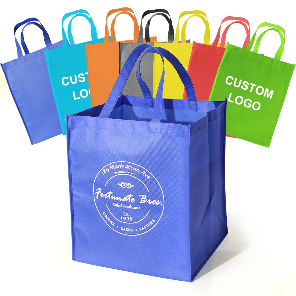 Eco Friendly Recyclable Nonwoven Spunbond Cloth Bag Non Woven Tote Bag Bolsas Reciclables Reusable Shopping Bag