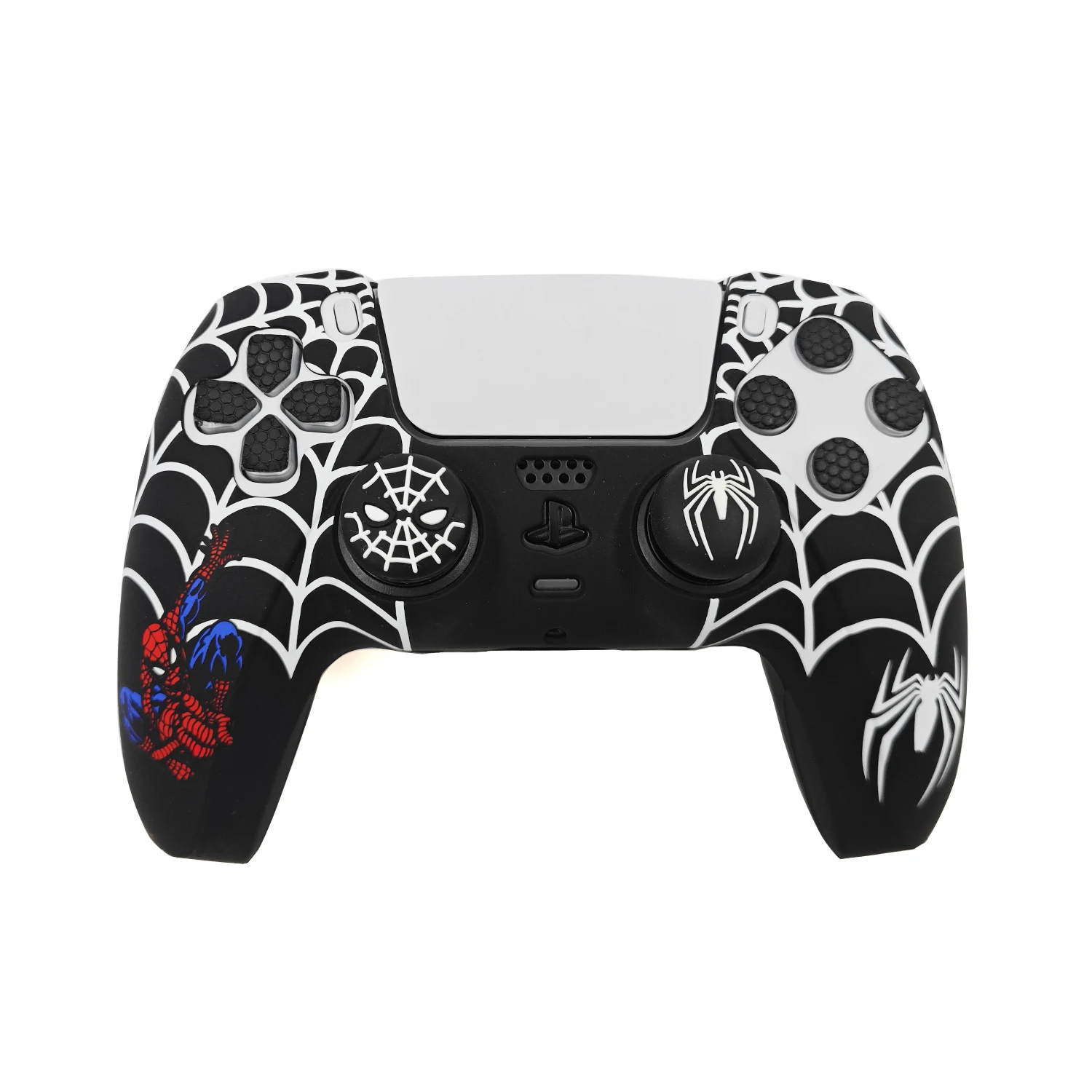 super hero thermal transfer print Silicone Skin Protective grip Cover Case For playstation 5 PS5 dualshock game Controller