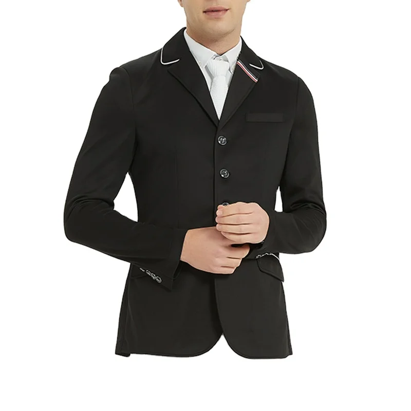 SBM New 2024 Classic Elegant Wholesale Equestrian Show Competition Golf Jacket Horse Riding Jacket For Men And Women