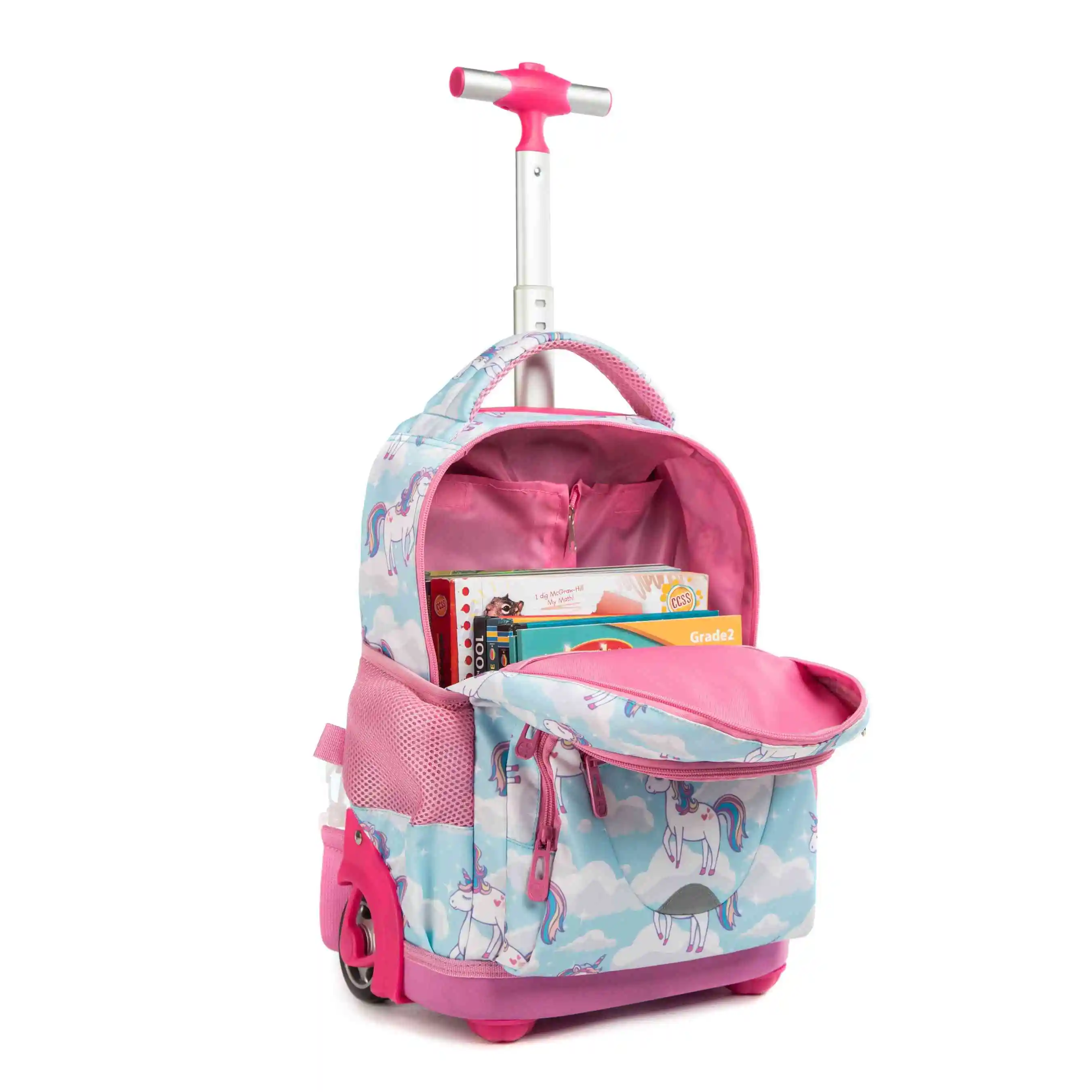 Custom Logo Wheels Travel Style Trolley Bag Carry On Luggage School Trolley For School Bag