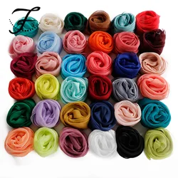 FIONA 70*70cm In Stock Wholesale New Summer Women Scarf Big Fashion Ladies Neck Square Chiffon Silk Scarf