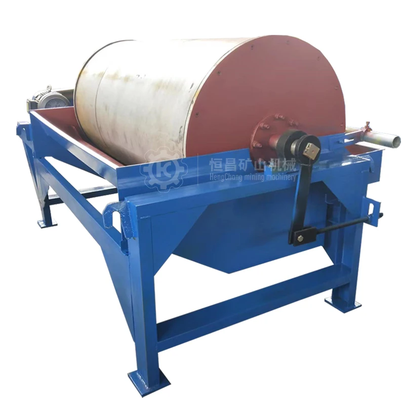 Top Supplier Industrial Drum Magnetic Separator For Ilmenite Magnetite Limonite Hematite Wolframite Columbite Mineral Iron Ore