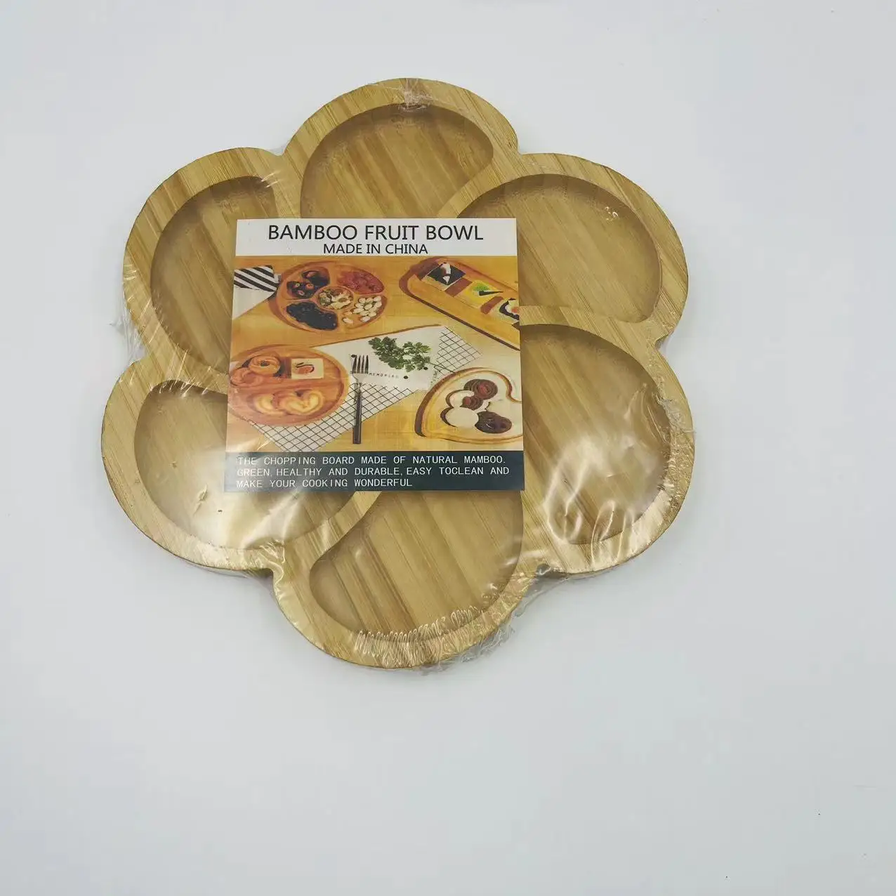 Высококачественный 29 5*29 5*1 5 см бамбуковый десертный сервировочный поднос для еды бамбуковая тарелка