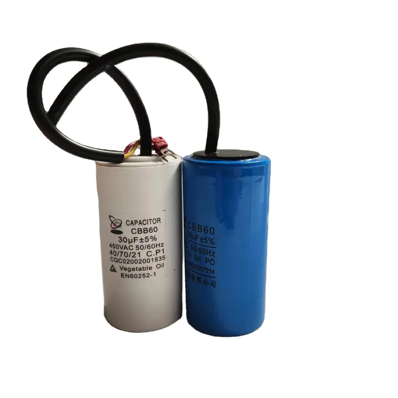 factory outlet High quality aluminum shell starting capacitor CBB60 for motor accessories