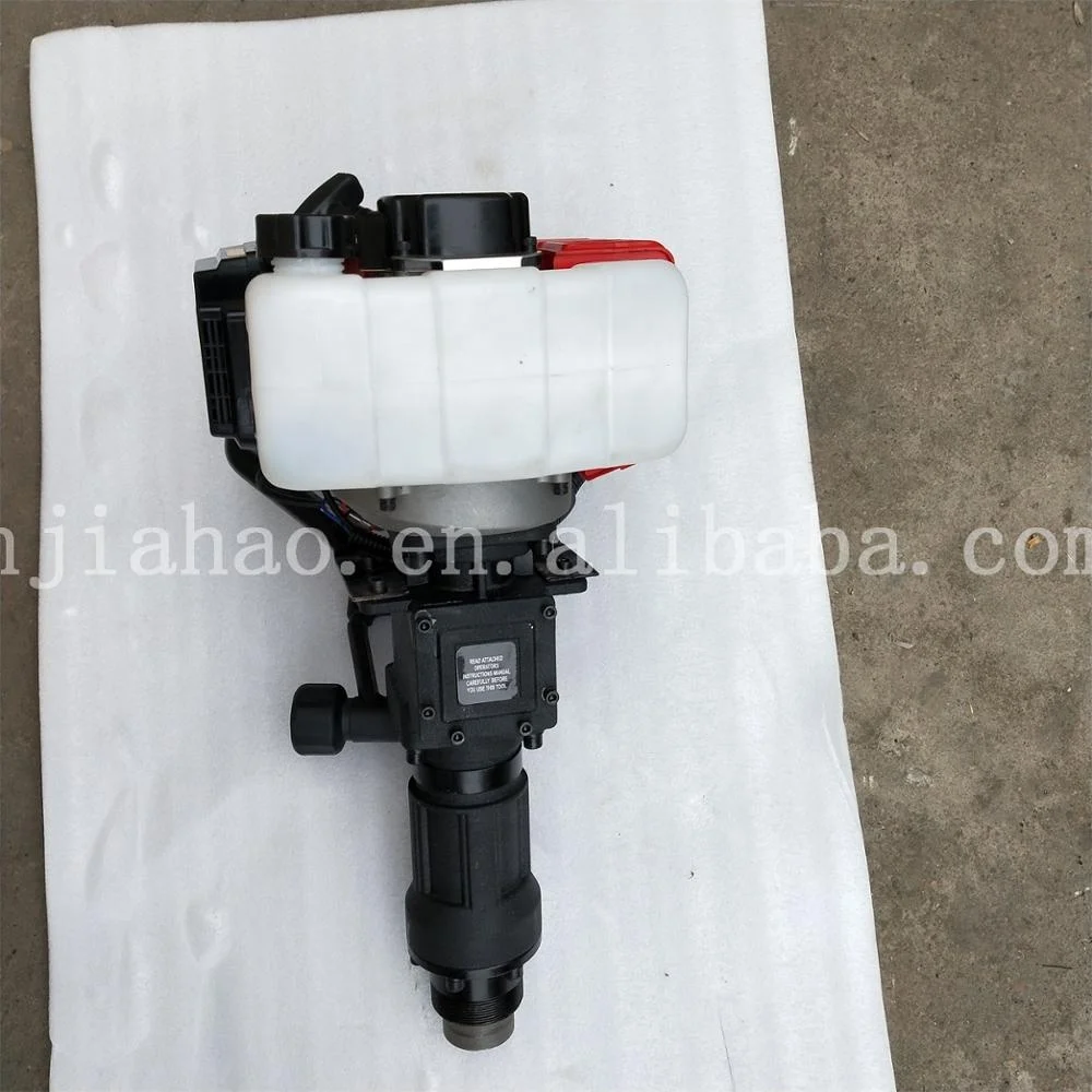 JH55A  52cc Gas Powered Post Driver Gasoline Engine 2 Stroke Fence Pile Driver Jack Hammer