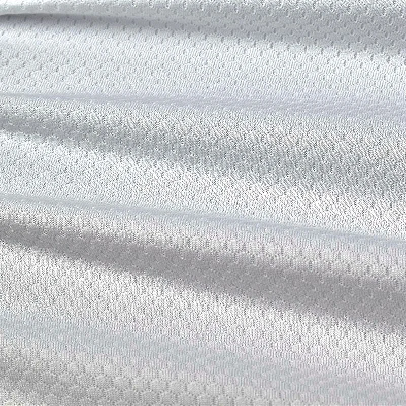 Thin and silky white 30d satin chiffon fabric printing material for making sportswear digital printing