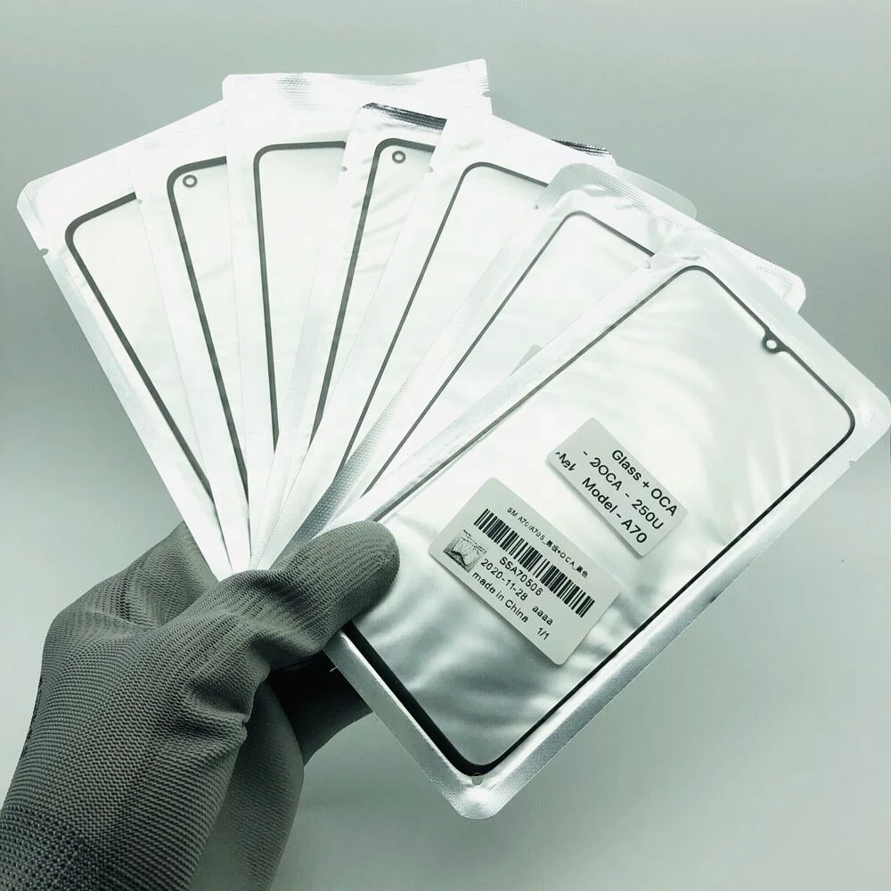 NOVECEL For Samsung Galaxy A10 to A70 A M Series LCD Display Outer Glass with OCA Polarizer Film Replacement Touch Screen Glass