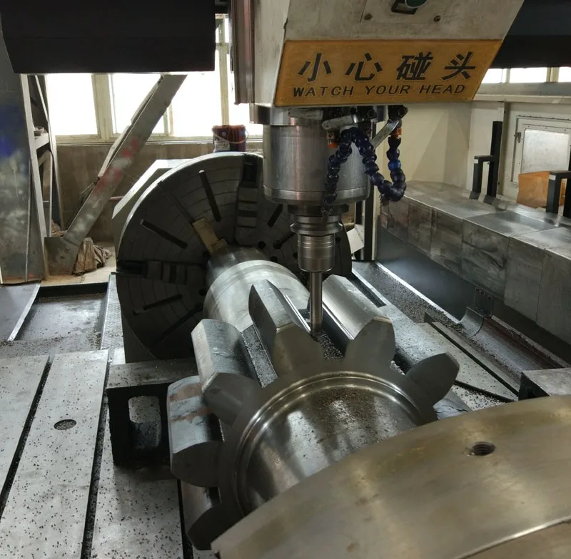 wangli customized large gear shaft sugar factory machinery and equipment accessories 42CrMo alloy steel long drive gear shaft