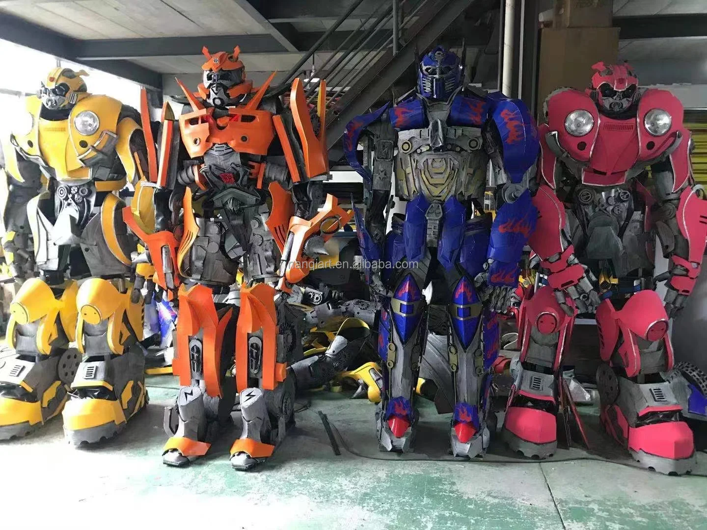 2022 New Arrival 10ft Tall Realistic Human Wearing Animatronic Cosplay Robot Costume For Entertainment Park