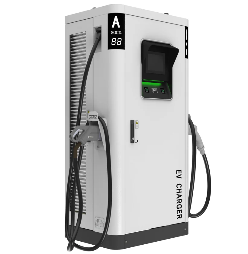 NEW 60KW 120KW Double Plug DC Fast Charger EV DC Fast Charging Station CCS1 CCS2 CHAdeMO  Electric Vehicle Car Charging Station