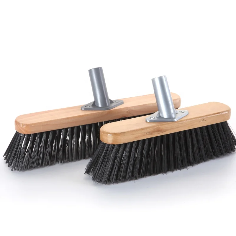 Factory Customized High Quality Wooden Push Broom Brush Floor Cleaning Brush