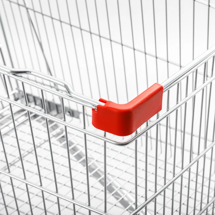 Euro Style Shopping Cart 210L Supermarket Trolley Shopping Cart