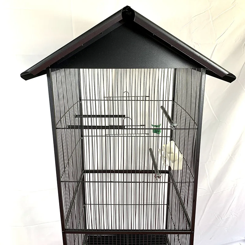pagoda top metal Bird Cage for Canary/Finch/Cockatiel/Aviary/ Parakeets/ Budgies/ Macaw/ Conure
