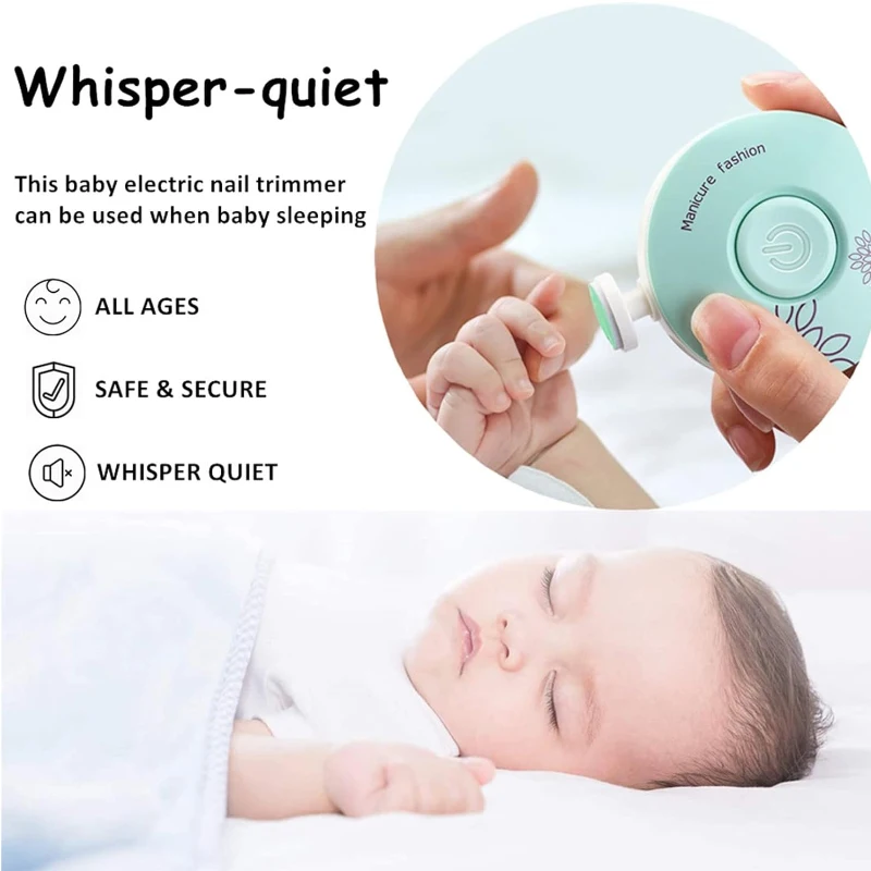 Hot Selling Kids Baby Electric Nail Clipper Kids Cutter Nail Trimmer Manicure Pedicure Clipper Cutter Scissors
