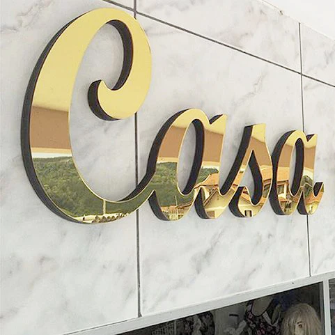 Office Commercial Business Reception Led Signs 3d Signage Backlit customizable store front sign Metal Logo channel Letter