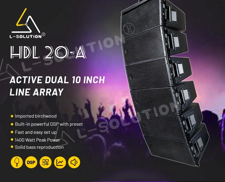6 pcs line array hdl20 hdl30 9006 professional altavoces enceintes line array set full sound system line array speakers system