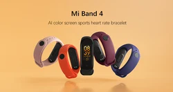 Top Selling Xiaomi Avengers Color Screen Smart Bracelet Heart Rate Smart Watch MI Band 4