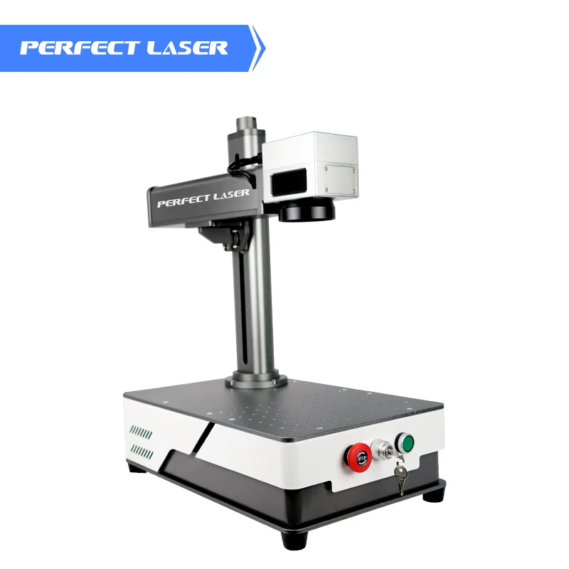 Perfect Laser-20W 30W 50W 100W Plastic Jewelry Copper Aluminum Metal Fiber Laser Engraver Marking Marker Etching Machines Price