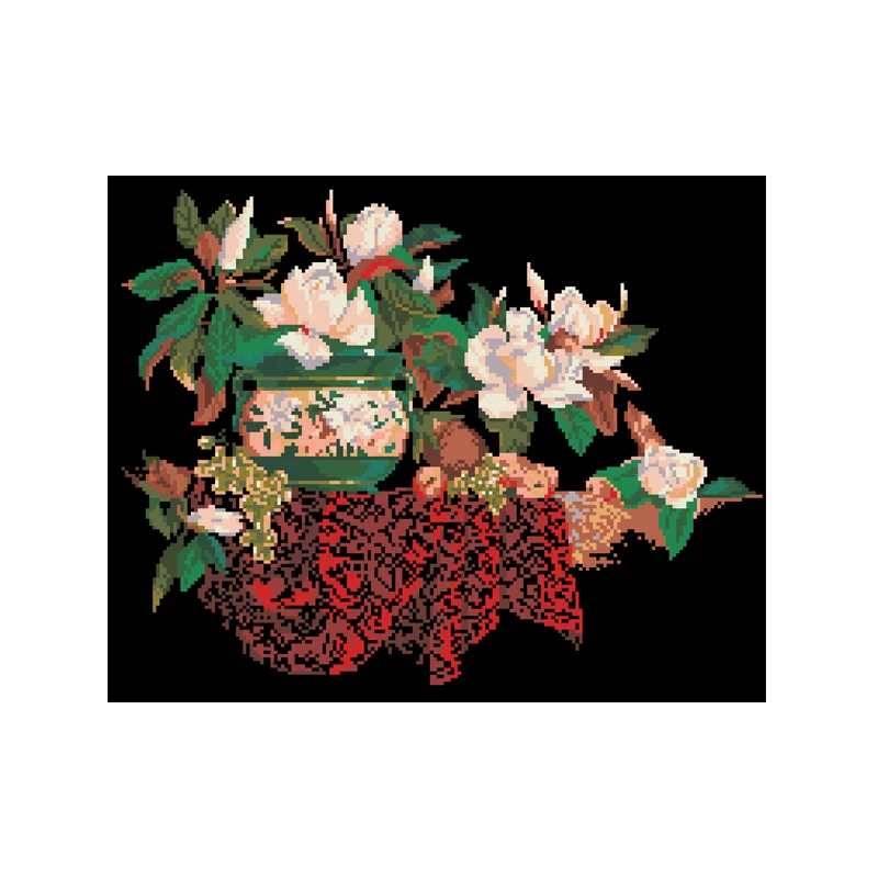 Hand Embroidery Holiday Tablecloth Home Decorations For Living Room Cross Stitch Kits Chinese