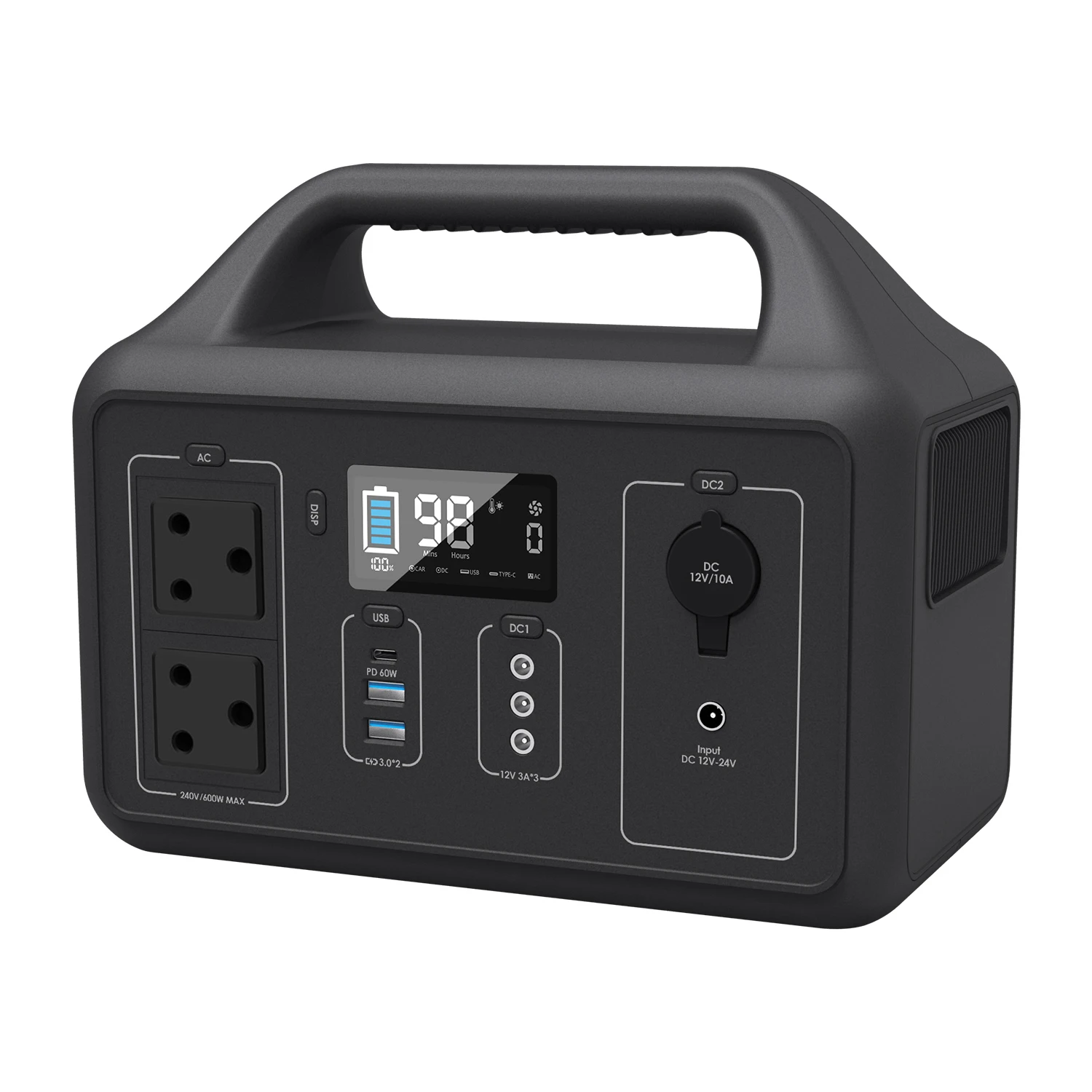 Bridna camping battery lifepo4 500W 26ah 461wh  generator outdoor lifepo4 portable generator camping battery solar power station