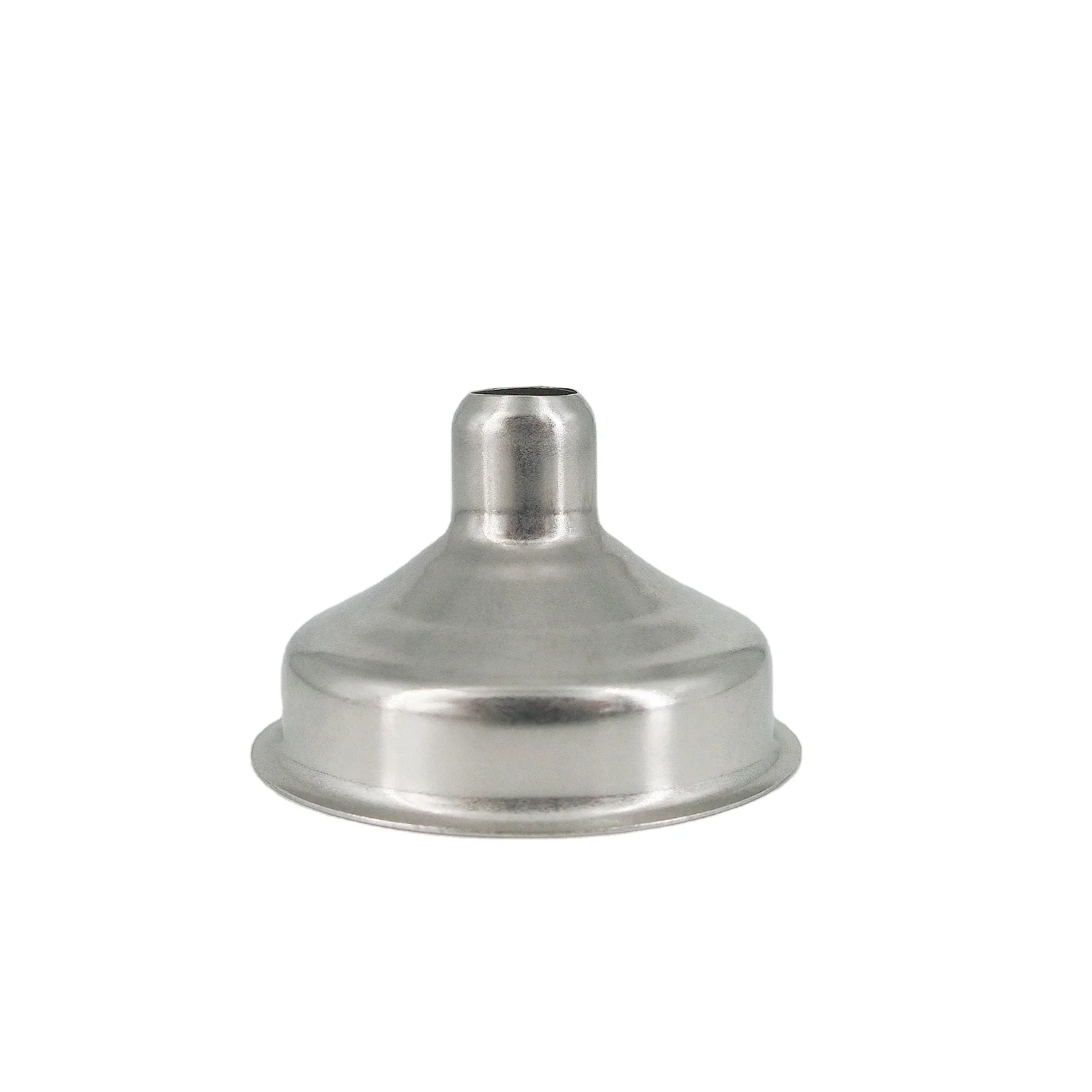 Sellingcheap hot sale stainless steel 201 metal funnel with filter stainless steel cone