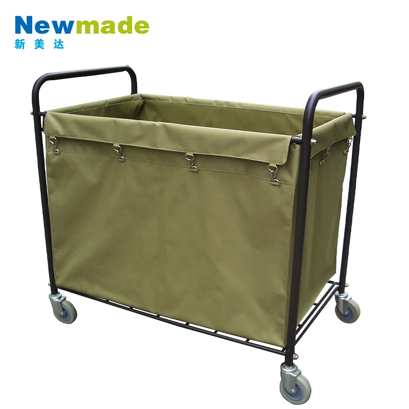 Hotel Laundry Trolley Cart X-Shape Laundry Cart