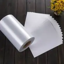 Self Adhesive White Satin Fabric Ribbon  Label Sticker In Roll/Sheet