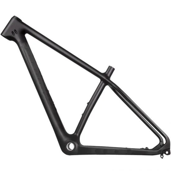 High Quality 26inch Carbon Fiber Tapered Head Tube Light Weight Carbon Fiber T1000 Fat Tire Bicycle Frame Carbon Frame