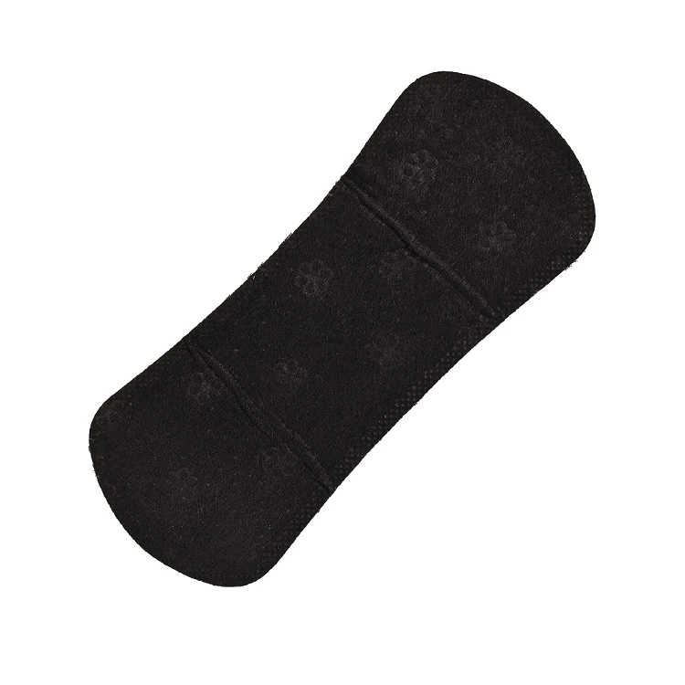 Low price wholesale organic biodegradable super soft bamboo fibre  sanitary napkin with Anion pads