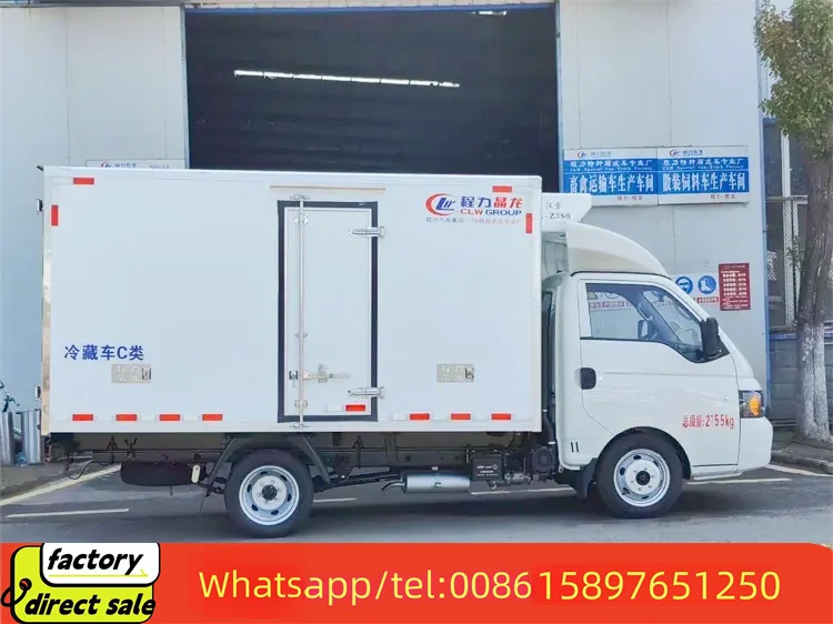 Brand New Hot Sale Gasoline Engine Small Truck Trailer Manufacturer Refrigerated 3 Ton Refrigerated Trucks Sale