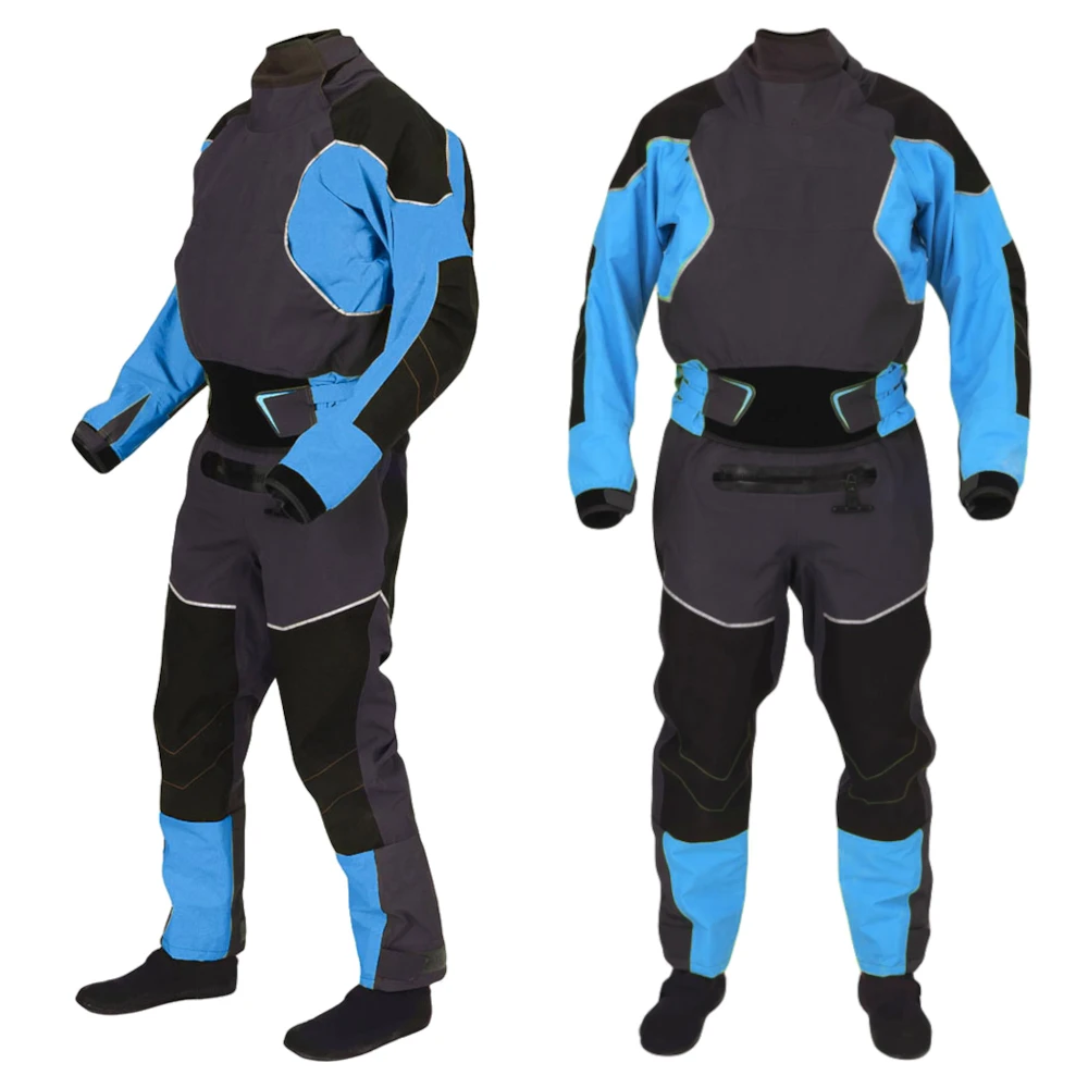 3.0 Ply Dry Suit Waterproof with Rubber Diving Drysuits Rescue Neoprene Front Zipper Breathable Sailing Free-Diving Jumpsuits