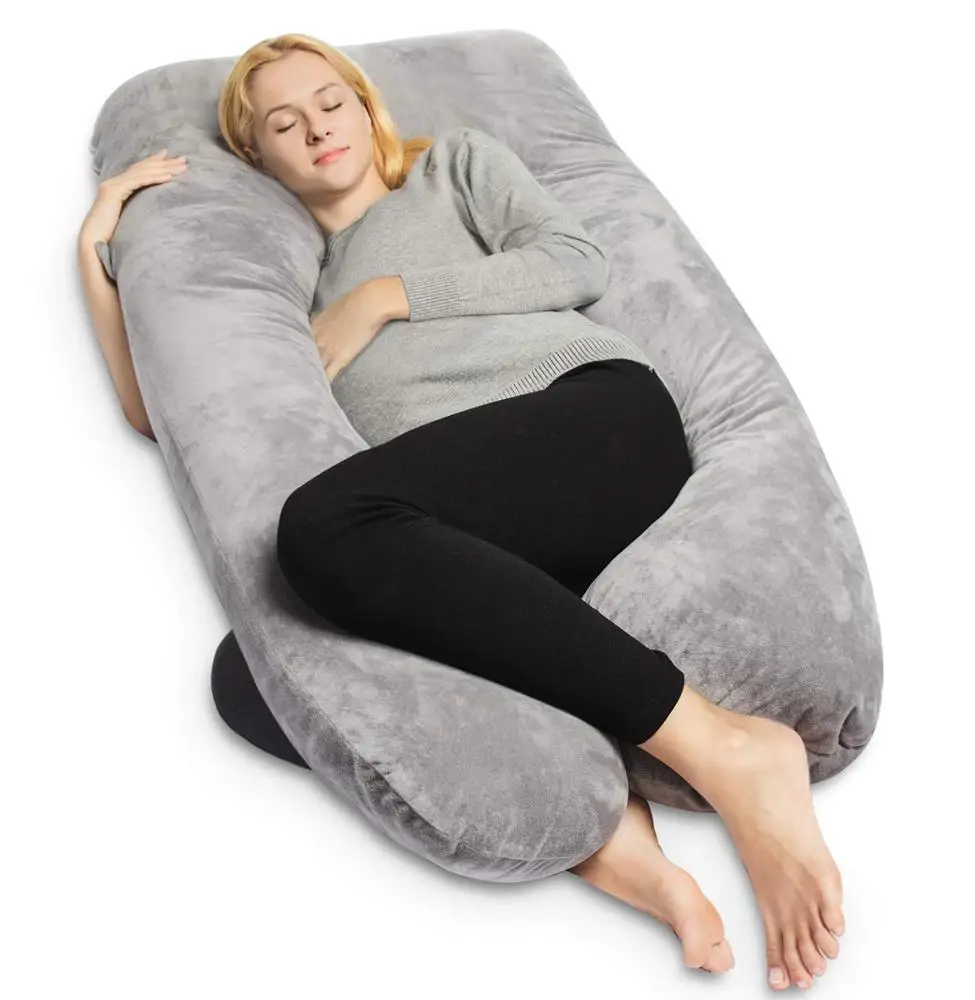 
Full Body Pregnancy Pillow U Shaped Maternity Pillow Support Back Pain Relief and Pregnant Women Washable  (62423422246)