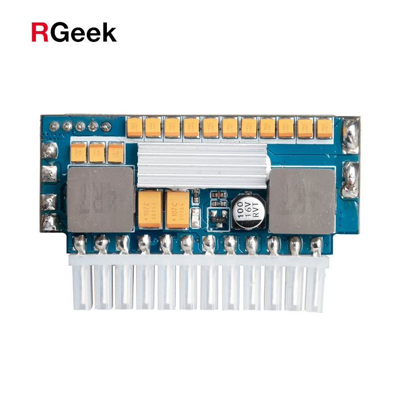  RGeek DC 12 В 450 Вт 24PIN ITX ATX PICO PSU модуль питания для Mini Micro ПК компьютера с поддержкой графической