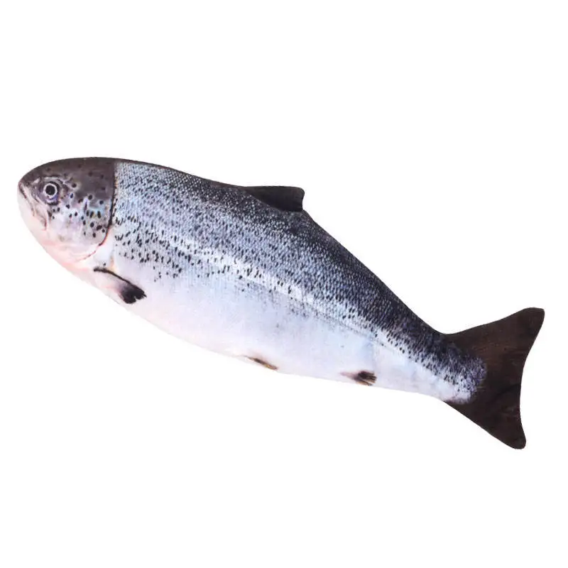 Popular Charging Jumping Simulation Fish Teasing Cat Toy Realistic Plush Toy Bite Electric Fish Cat Toy