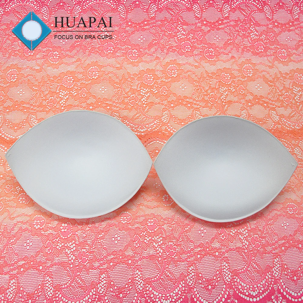 
Pass OEKO TEX Top quality soutien-gorge oval shape padding bra pad in white 