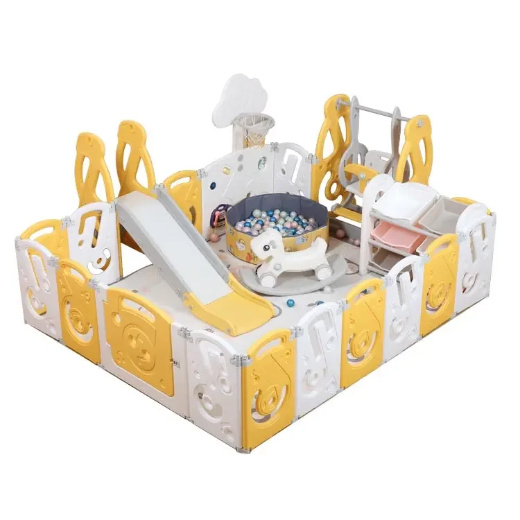 Children Play Yard Plastic Baby Playpen Living Room Bed Room Indoor Baby Safe Fence