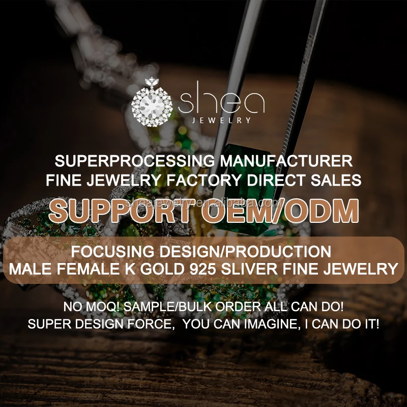 Certificate 10k 14k 18k Solid In Real Gold Moissanite Diamond Wedding Engagement Ring Set For Women Jewelry AU750 1 2 3 Carat