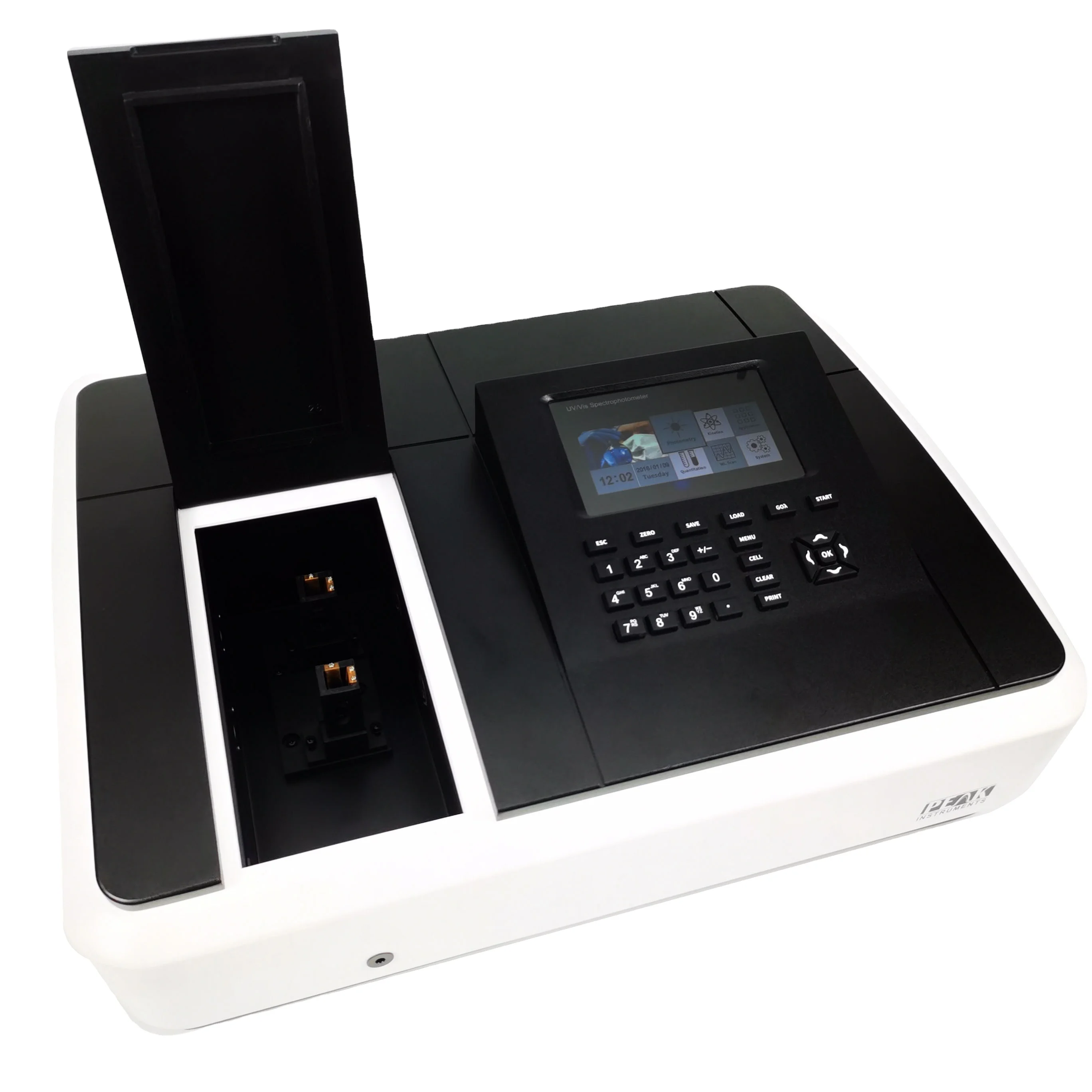 China double beam UV visible scanning ajustable slit bandwidth spectrophotometer