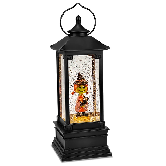 Halloween Water High Quality Lantern Christmas Automatic Battery Operated Gifts Santa Claus Cheap Plastic Wholesale Snow Globes