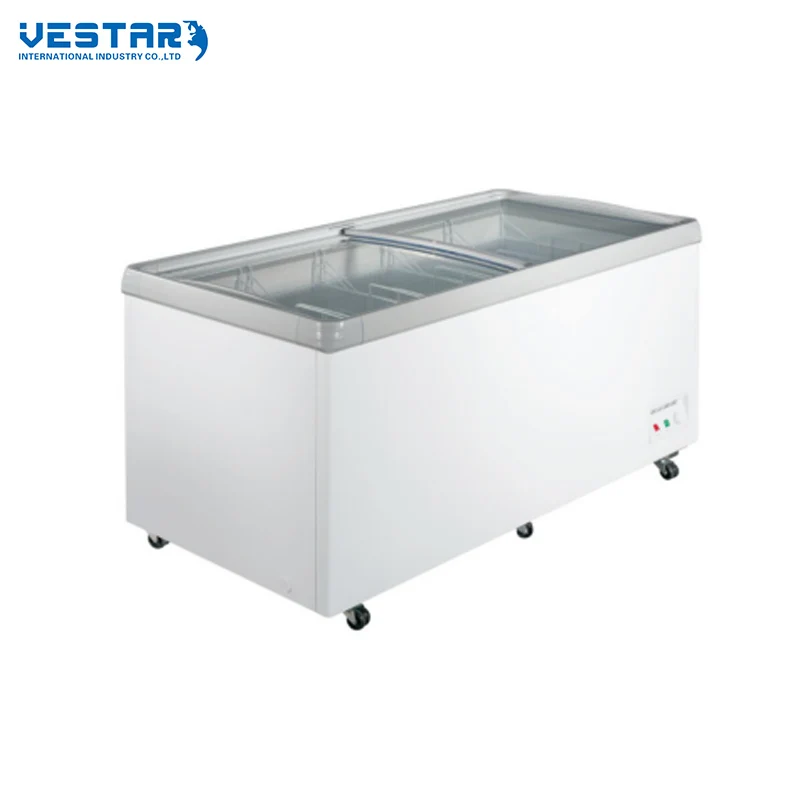 Commercial supermarket island freezers Island Deep Freezer Chest Freezer For Frozen Food