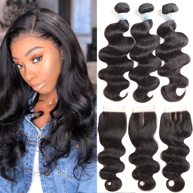 BF Free Shipping Factory Wholesale Price Human Hair Body Wave Virgin Brazilian Hair In Mozambique