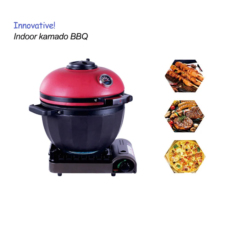 Китайское производство, бездымный Электрический гриль для кемпинга, портативный природный газ, 13 дюймов, мини керамический гриль для барбекю, наружный, из нержавеющей стали