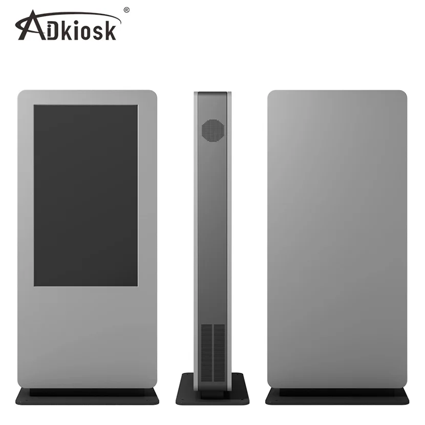 Adkiosk IP65 LCD outdoor digital signage totem outdoor advertising screen player LCD advertising display equipment machine