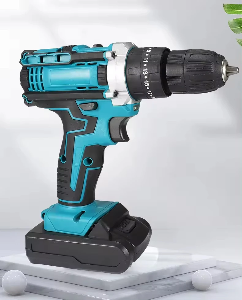 21V Lithium Battery Cordless Power Drill with 24 pcs Accessories Bit cordless electric drill screwdriver tool set
