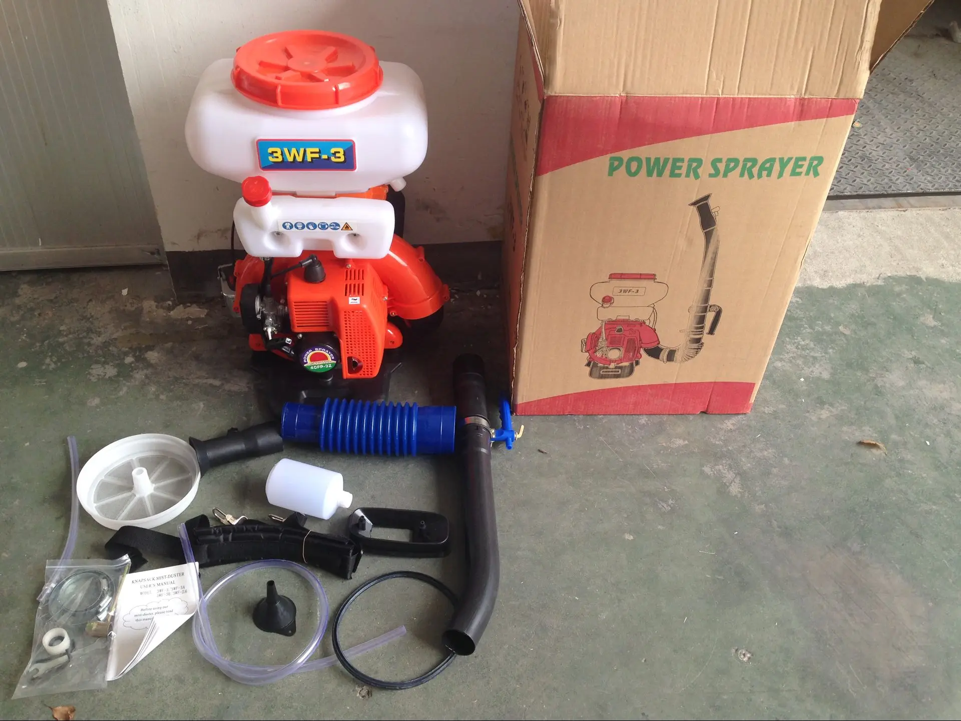 20/25L Knapsack 3WF-3 Mist petrol powder power sprayer