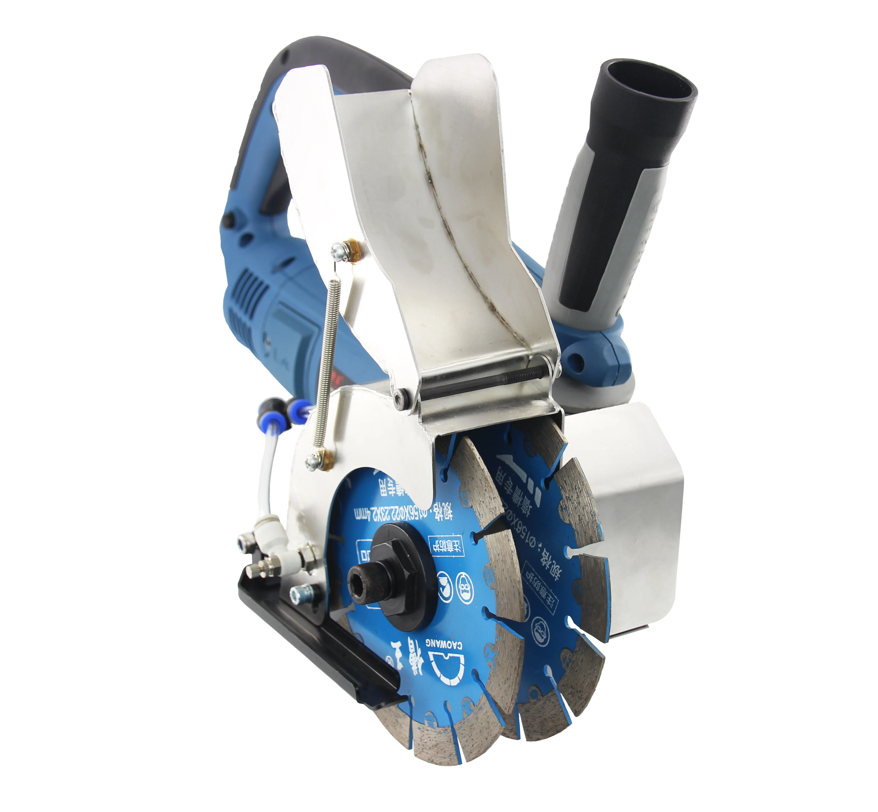 Can accept customized and stock Double Knife Wall Groove Cutting Machine