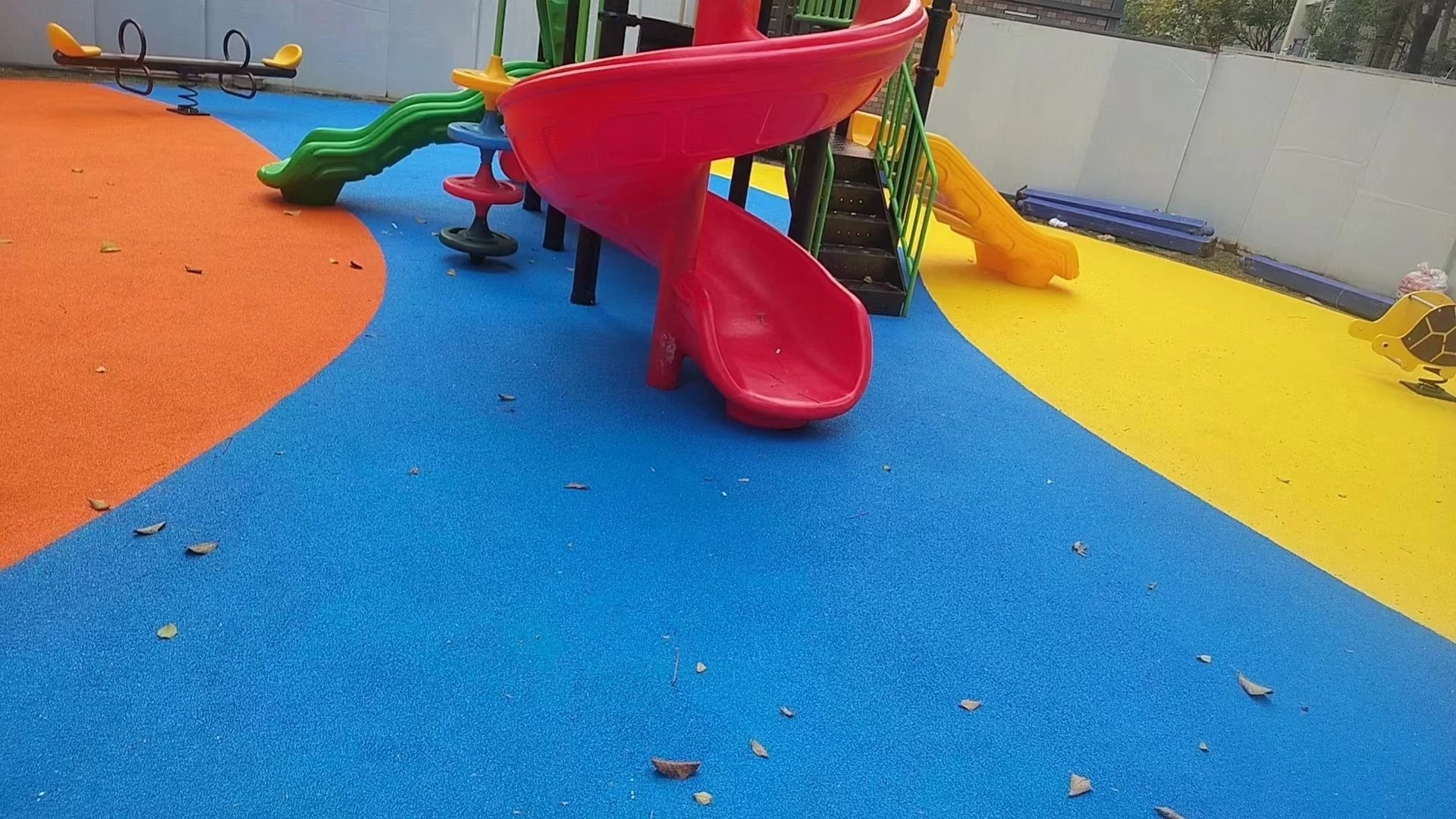 Safety Wet Pour Granulated Epdm Rubber Granules For  Children Playground And Jogging Track, Kindergarten Playground