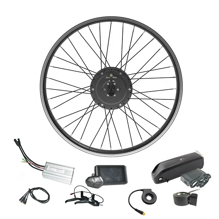Ebike 16 20 26 29 inch e bike rear front wheel 500w electric bike conversion kit with battery optional