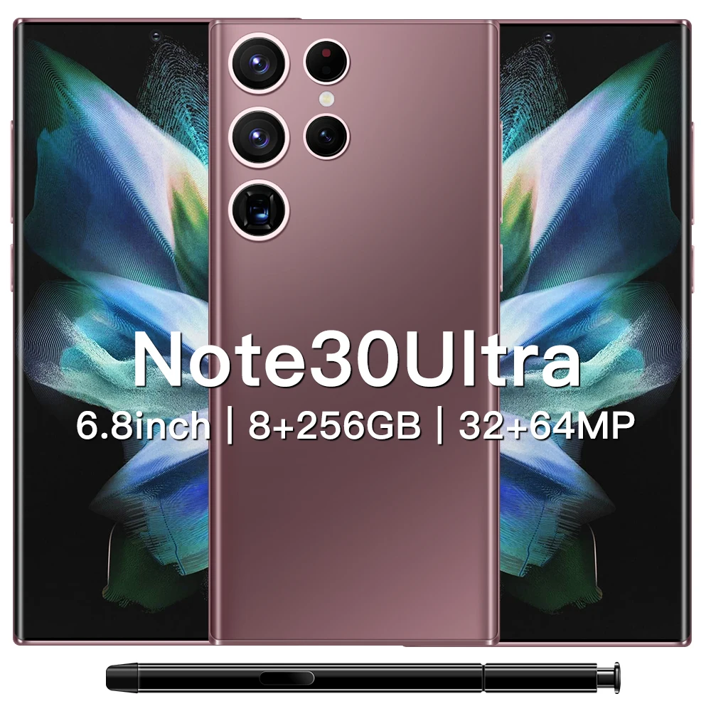 Смартфон Note30 Uetra 6 8 дюйма + 256 ГБ две SIM-карты 6800 мАч